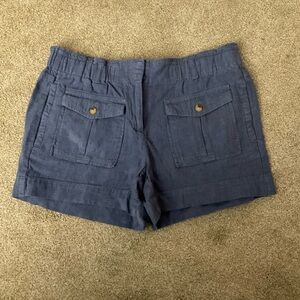 Women's Blue Casual Shorts